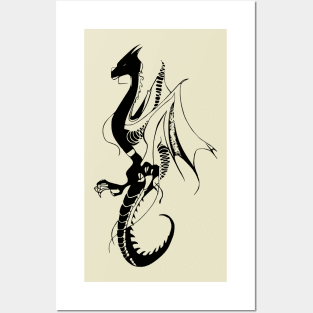 Black Dragon Posters and Art